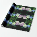Search for blue and white floral wrapping paper Hydrangea