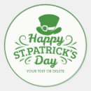 Search for leprechaun hat stickers Happy st patricks day