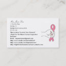 Search for donations business cards Awareness