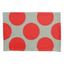 Search for red polka dot pillowcases Modern