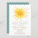 Search for yellow baby shower invitations You are my sunshine