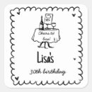 Search for paper napkins stickers 40th birthday