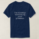 Search for grammar tshirts English