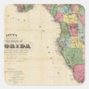 Search for issued stickers Map