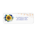 Search for blue rustic return address labels Fall