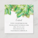 Search for desert business cards Greenery