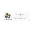 Search for gold 50th return address labels Script