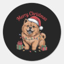 Search for chow chow stickers Christmas online
