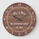 Search for 1st anniversary clocks Rustic