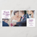 Search for purple wedding thank you cards Collage