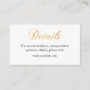 Search for gold foil wedding enclosure cards Classic