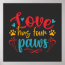 Search for pawprints posters Dog lover