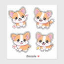 Search for cute cartoon dogs stickers Kawaii