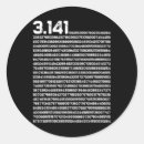Search for pi number stickers Geometry