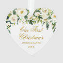 Search for peony christmas tree decorations Our first christmas