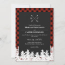 Search for buffalo check wedding invitations Black