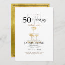 Search for champagne 50th birthday invitations 50 and fabulous