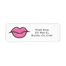 Search for lip print return address labels Beauty
