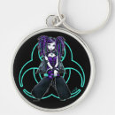 Search for gothic fairy key rings Faery