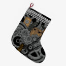 Search for steampunk christmas stockings Gold