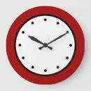 Search for black and red clocks Business
