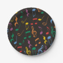 Search for music notes paper plates Instruments