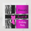 Search for leopard sweet 16 invitations Pink