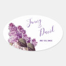 Search for oval wedding stickers Garden