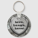 Search for 25th silver key rings Heart
