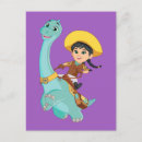 Search for cbc radio canada postcards Happy cowgirl on dinosaur