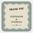 Search for green border stickers Vintage