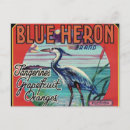Search for blue heron postcards Antique