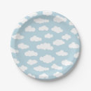 Search for cloud paper plates Blue