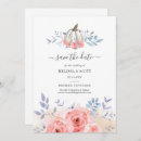 Search for pumpkin save the dates Watercolor