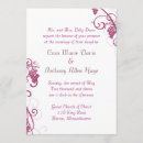 Search for grape vine wedding invitations Purple