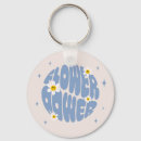 Search for flower power key rings Groovy