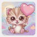 Search for heart balloon stickers Kitten