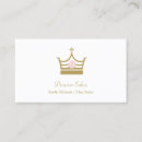 Search for princess business cards Chic