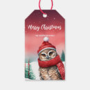Search for owl gift tags Snow