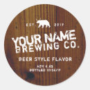 Search for bear wedding stickers Rustic
