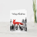 Search for red fox christmas cards Woodland