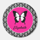 Search for white damask pattern magnets Stylish
