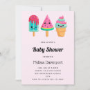 Search for ice cream baby shower invitations Watermelon