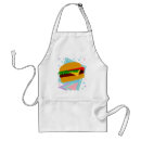 Search for cartoon hamburger aprons Kawaii