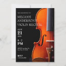 Search for violin invitations Recital