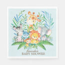 Search for safari baby shower napkins Giraffe