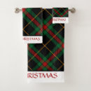 Search for christmas plaid bath towels Red
