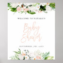 Search for tropical baby shower welcome signs Greenery