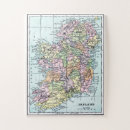 Search for ireland map puzzles Vintage