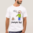 Search for synonym tshirts Pun